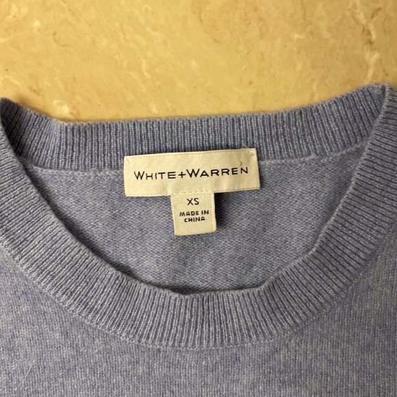 White + Warren Cashmere Sweater, XS - Picture 5 of 5